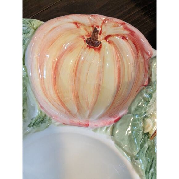 Vintage Carafina Vegetable Dip Server & Lid Serving Platter Tray Party Holiday - Picture 8 of 12